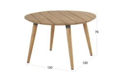 Outlet Hartman tuinmeubelen Tuintafel 53.241.010 Sophie Studio