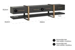 Richmond Interiors Tv-Meubels^Tv-dressoir 211173 Cambon