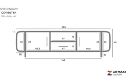 Tower Living Tv-Meubels^Tv-meubel Corbetta