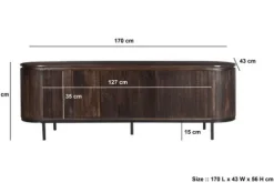 Livingfurn Tv-Meubels^Tv-meubel Noor