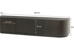 Livingfurn Tv-Meubels^Tv-meubel  Novero