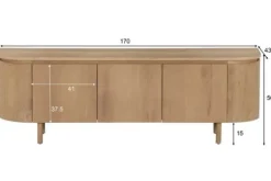 Outlet Livingfurn Tv-meubel Tobago