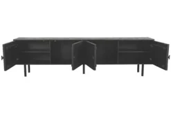 Label51 Tv-Meubels^Tv-meubel Zwart AC-49.057 Cotia