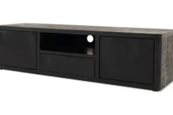 Outlet Tower Living Tv-meubel Zwart Tenna