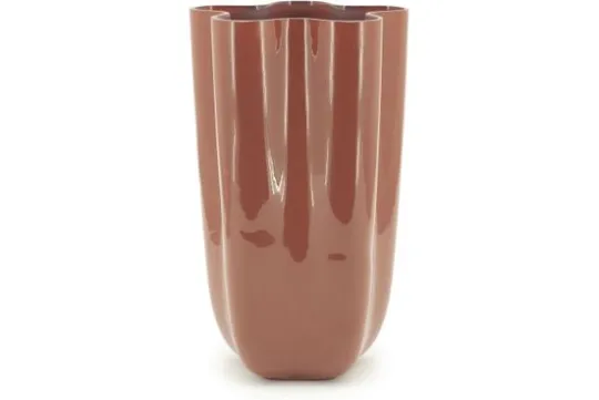 By-Boo Decoratie^Vaas 250083 coral red Flori