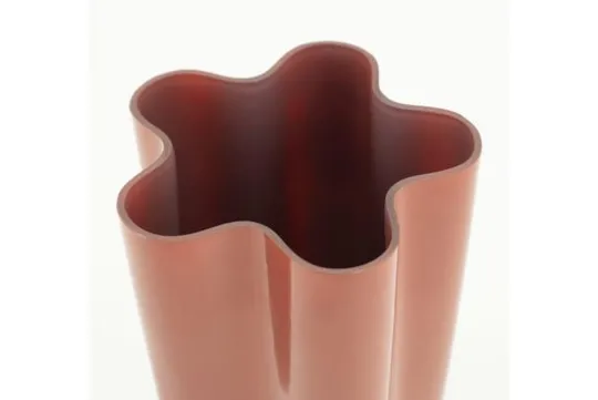 By-Boo Decoratie^Vaas 250083 coral red Flori