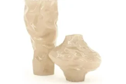 By-Boo Decoratie^Vaas Taupe small 240087 Rias