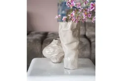 By-Boo Decoratie^Vaas Taupe small 240087 Rias