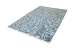 Divendo Vloerkleden^Vloerkleed 410 Blauw Aperitif