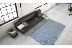 Divendo Vloerkleden^Vloerkleed 410 Blauw Aperitif