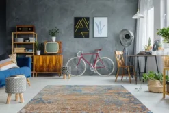 Discount Divendo Vloerkleed 600 Blauw Beige Blaze