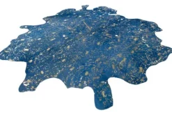 Divendo Vloerkleden^Vloerkleed 410 Blauw Goud Glam