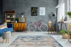 Online Divendo Vloerkleed 500 Creme Blauw Antigua