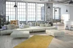 Divendo Vloerkleden^Vloerkleed 110 Geel Luxury