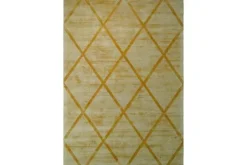 Divendo Vloerkleden^Vloerkleed 210 Geel Luxury