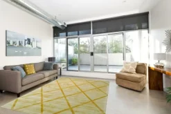 Divendo Vloerkleden^Vloerkleed 210 Geel Luxury