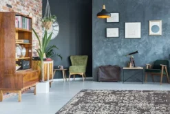 Outlet Divendo Vloerkleed 130 Grijs Antraciet River