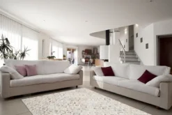 Divendo Vloerkleden^Vloerkleed 110 Ivoor Chroom Spark