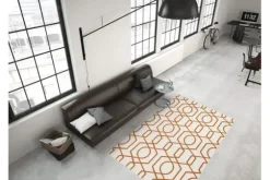 Divendo Vloerkleden^Vloerkleed 400 Ivoor Oranje Now!