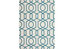Sale Divendo Vloerkleed 400 Ivoor Turquoise Now!