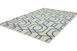 Sale Divendo Vloerkleed 400 Ivoor Turquoise Now!