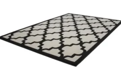 Outlet Divendo Vloerkleed 3097 Ivoor Zwart Manolya