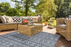 Divendo Vloerkleden^Vloerkleed 210 Lichtblauw Sunny