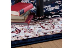 Sale Viviendo Vloerkleed 741 Navy Isfahan