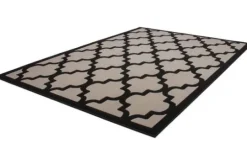 Divendo Vloerkleden^Vloerkleed 3097 Taupe Zwart Manolya