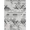 Clearance Divendo Vloerkleed 110 Wit/Zwart Agadir