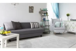 Divendo Vloerkleden^Vloerkleed 110 Zilvergrijs Bali
