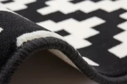 Divendo Vloerkleden^Vloerkleed 300 Zwart Wit Now!