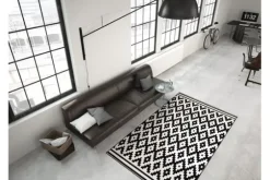 Divendo Vloerkleden^Vloerkleed 300 Zwart Wit Now!