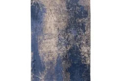 Louis de Poortere Vloerkleden^Vloerkleed Abyss Blue 8629 Mad Men Cracks |