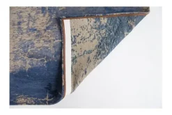 Louis de Poortere Vloerkleden^Vloerkleed Abyss Blue 8629 Mad Men Cracks |