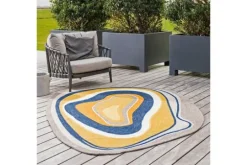 Best Brink & Campman Vloerkleed Aura Ochre 477306 Habitat |