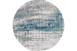 Louis de Poortere Vloerkleden^Vloerkleed Bronx Azurite 8421 Mad Men Griff |