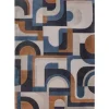 Online Louis de Poortere Vloerkleed Camel Blue 9196 Module |