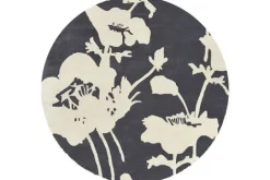 Sale Florence Broadhurst Vloerkleed Charcoal 039604 Floral 300