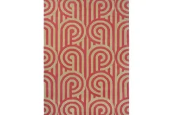 Sale Florence Broadhurst Vloerkleed Claret 039200 Turnabouts
