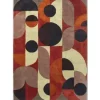 Hot Brink & Campman Vloerkleed Cosmo Red Pale Green 95203 Decor |