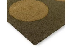 Brink & Campman Vloerkleed Festival Dots Olive 495817 Habitat |