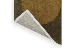 Brink & Campman Vloerkleed Festival Dots Olive 495817 Habitat |