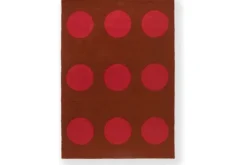 Brink & Campman Vloerkleden^Vloerkleed Festival Dots Red 495800 Habitat |