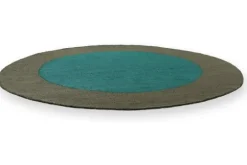 Brink & Campman Vloerkleden^Vloerkleed Festival Round Aqua 496308 Habitat |