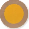 Brink & Campman Vloerkleed Festival Round Yellow 496306 Habitat |
