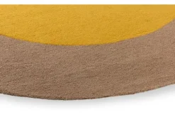 Brink & Campman Vloerkleed Festival Round Yellow 496306 Habitat |