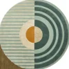 Brinker Vloerkleden^Vloerkleed Green Fano Girare |