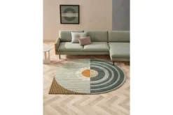 Brinker Vloerkleden^Vloerkleed Green Fano Girare |