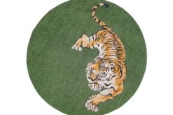 Clearance Louis de Poortere Vloerkleed Green On Fire 9388 Pop |